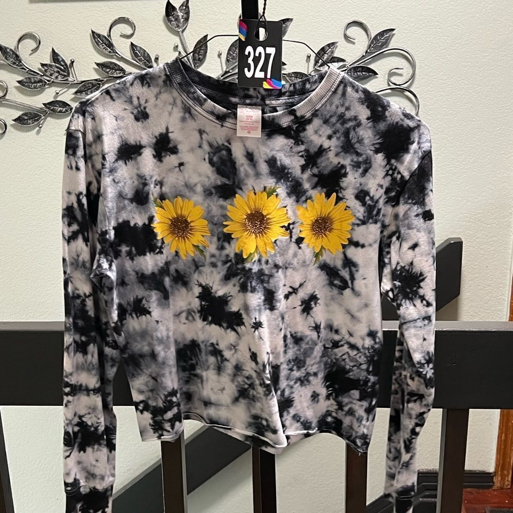 Sunflower Tie-Dye Women's Top Size Small #327